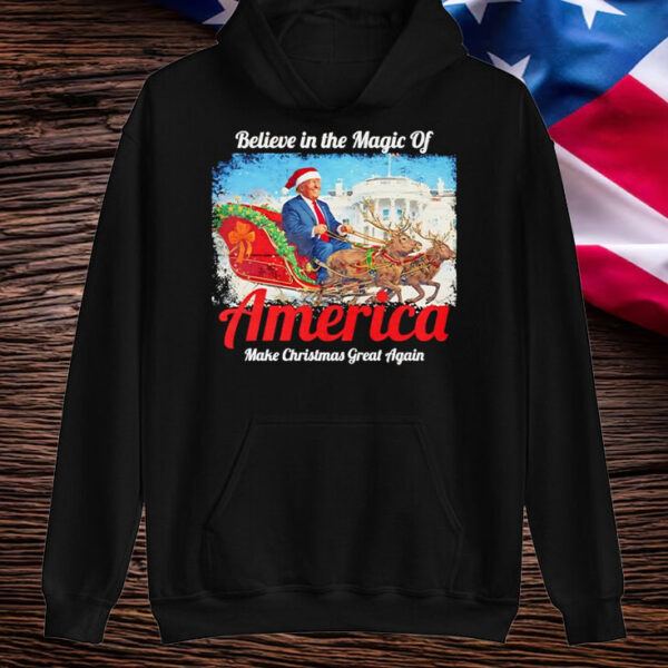 Santa Trump believe in the Magic of America make Christmas great again Shirt ,Sweatshirt ,Hoodie