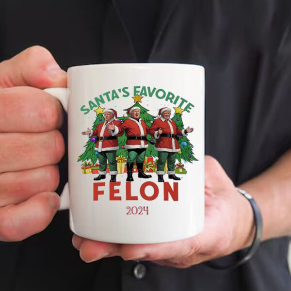 Santa's Favorite Felon 2024 Mug2