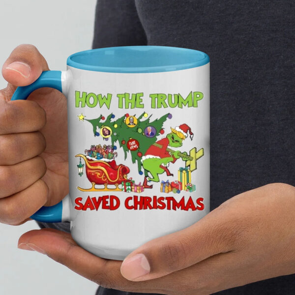 The Grinch How The Trump Saved Fake News Christmas Mug1