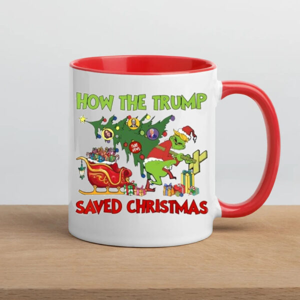 The Grinch How The Trump Saved Fake News Christmas Mug6