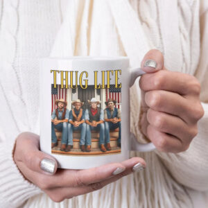 Thug Life Team Trump Vance Elon Kennedy Cowboys 2024 Mug