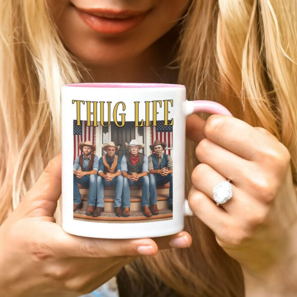 Thug Life Team Trump Vance Elon Kennedy Cowboys 2024 Mug1