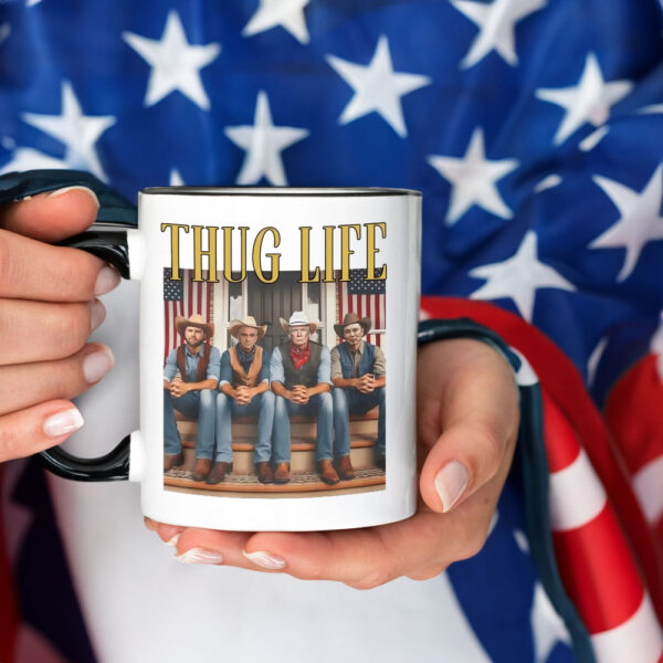 Thug Life Team Trump Vance Elon Kennedy Cowboys 2024 Mug2