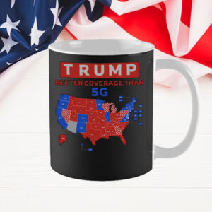 Trump Better Coverage Than 5G Ugly Christmas Xmas Mug