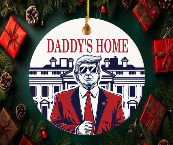 Trump Daddy's Home Ornament1