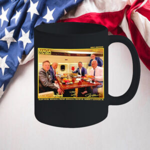 Trump Feast Elon Kennedy Johnson Maga Icon Series signature Mug2