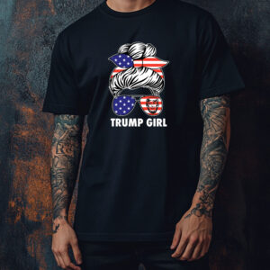 Trump Girl USA American Flag Sunglasses Bandana Shirt ,Sweatshirt ,Hoodie1