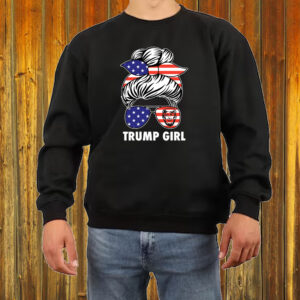 Trump Girl USA American Flag Sunglasses Bandana Shirt ,Sweatshirt ,Hoodie6