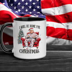 Trump I'll Be Home for Christmas Mug1