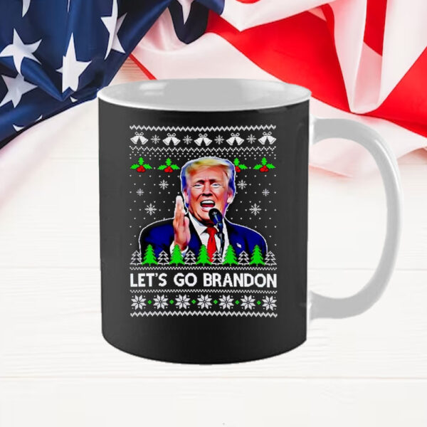 Trump Let’s go Brandon ugly Christmas Mug