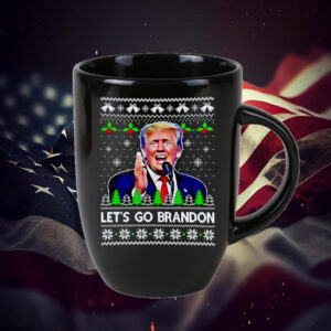 Trump Let’s go Brandon ugly Christmas Mug1