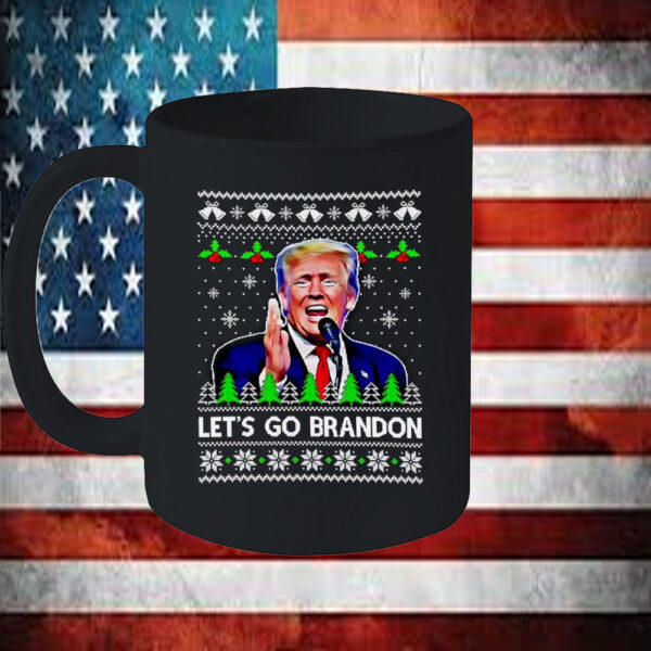 Trump Let’s go Brandon ugly Christmas Mug6