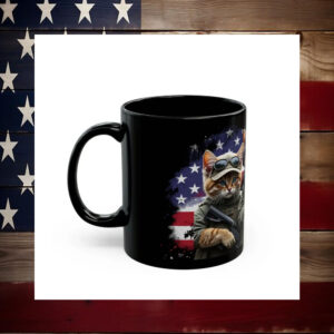 Trump MAGA Military Cats Mug