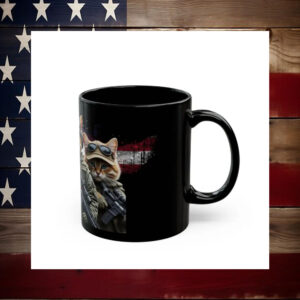 Trump MAGA Military Cats Mug2