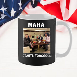 Trump MAHA Starts Tomorrow McDonalds Meal on Trump Mug