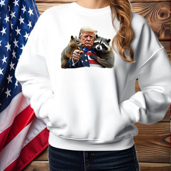 Trump Peanut squirrel Raccoon T-Shirt2