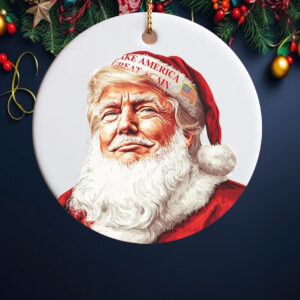 Trump Santa MAGA Santa Ornament