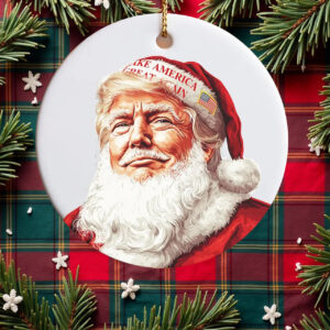 Trump Santa MAGA Santa Ornament2