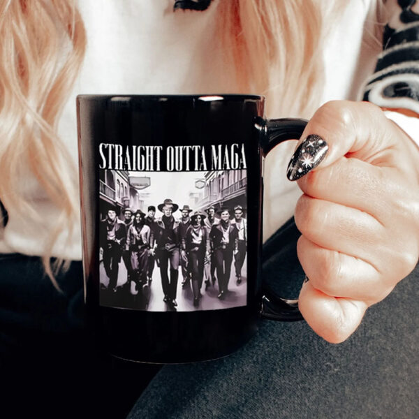 Trump Vance Elon Dream Team Straight Outta Maga Mug5