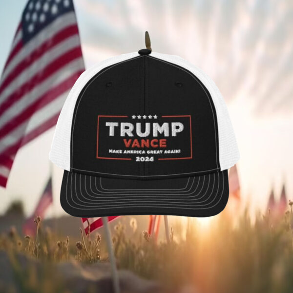 Trump-Vance Make America Great Again Snapback Trucker Cap 20241