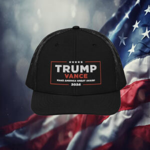 Trump-Vance Make America Great Again Snapback Trucker Cap 20244