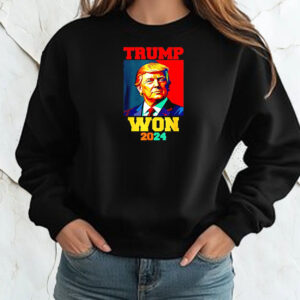 Trump Won 2024 President Shirt ,Sweatshirt ,Hoodie2