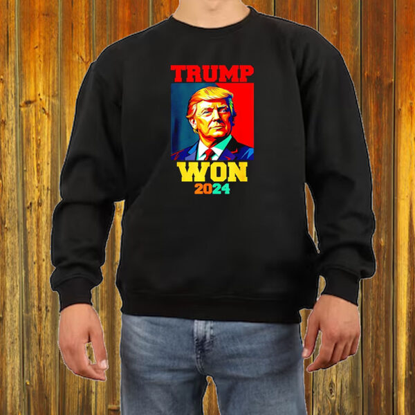 Trump Won 2024 President Shirt ,Sweatshirt ,Hoodie6