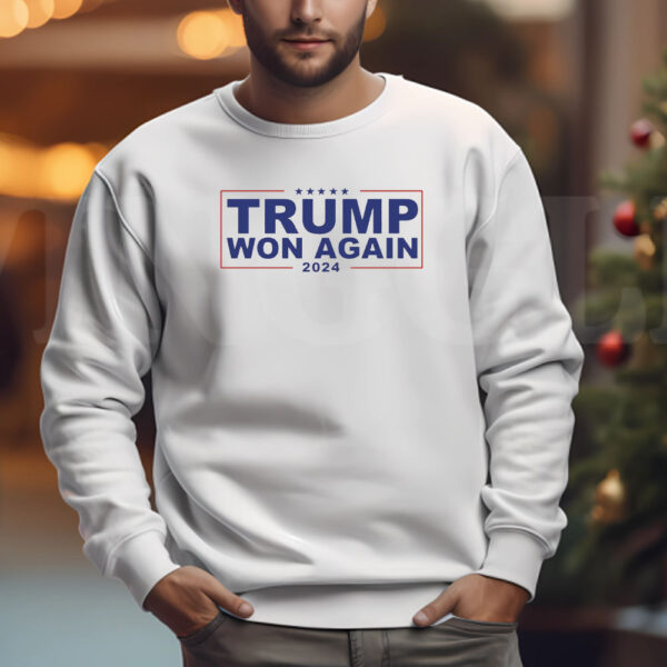 Trump Won Again Sweatshirt , T-shirt , Hoodie , Long Sleeve T-Shirt , Trump After Election3