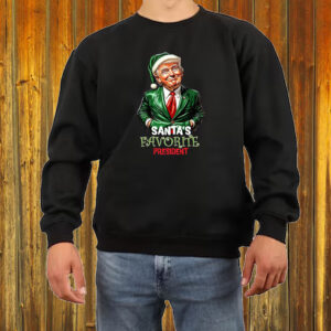 Trump as Santa's Favorite President - Humorous Trump Elf Christmas Shirt ,Sweatshirt ,Hoodie6