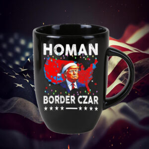 Trump homan border czar Christmas Mug1