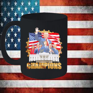 Trump white house Champions President XLVII America Flag Mug5