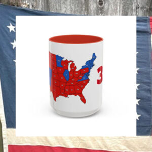 USA Electoral Map 2024 Election American President Red Wave MAGA Coffee Mug ,Trump Won 3122