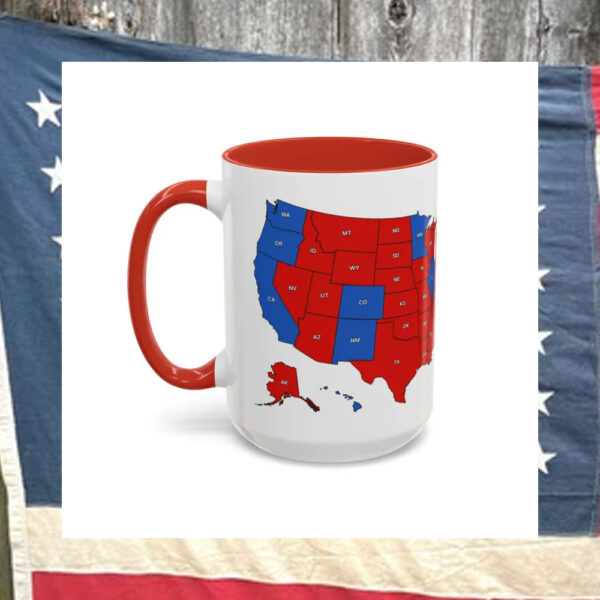 USA Electoral Map 2024 Election American President Red Wave MAGA Coffee Mug ,Trump Won 3124