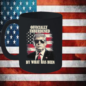 Unburdened By What Has Been Trump Portrait American Flag Mug54