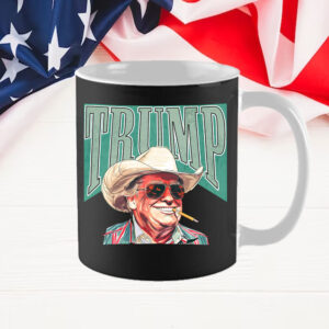 Western Donald Trump Cowboy Maga Mug