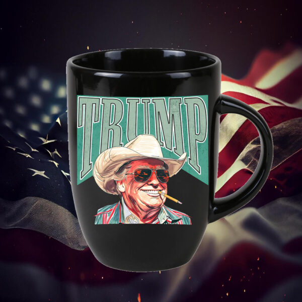 Western Donald Trump Cowboy Maga Mug1