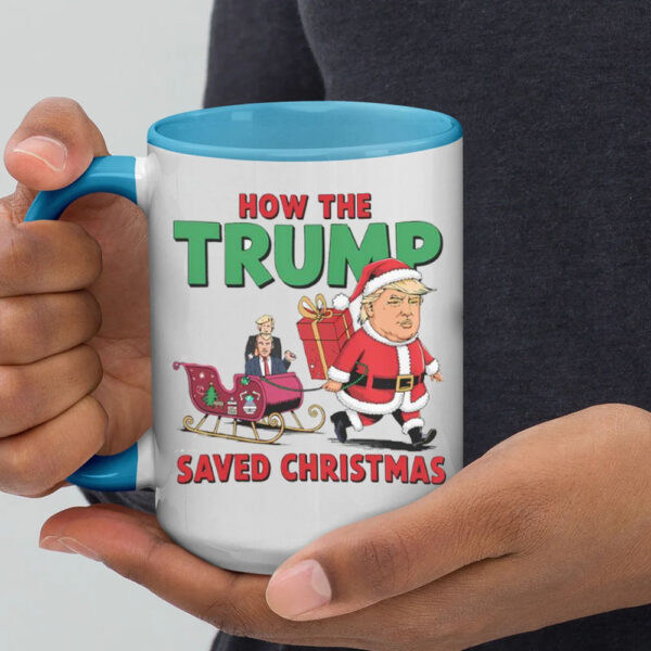 Funny How The Trump Saved Christmas Trump Christmas Mug1