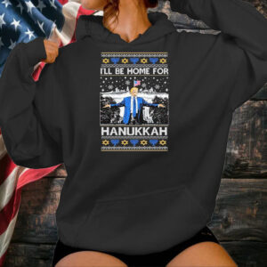 Trump I’ll Be Home For Hanukkah Ugly Christmas Shirt ,Sweatshirt ,Hoodie1