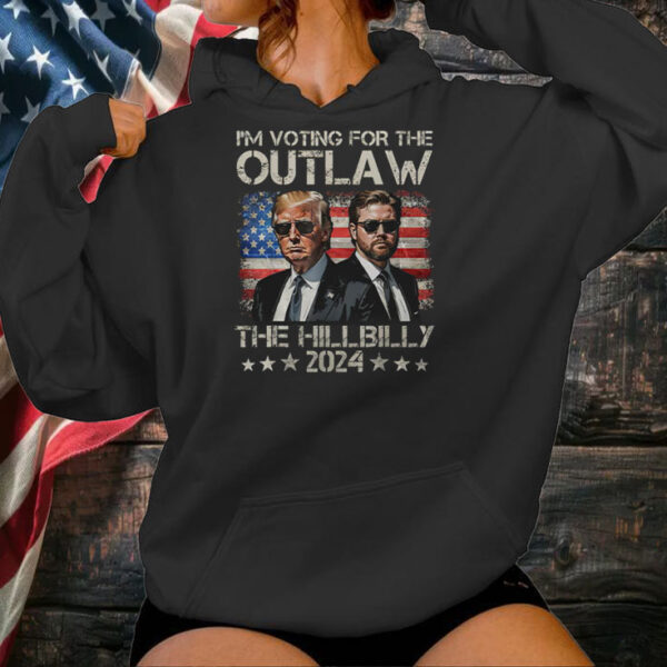 Trump I’m Voting For The Outlaw And The Hillbilly 2024 Vintage T-Shirt1