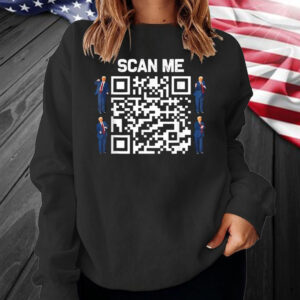 Trump Scan Me QR Code President 45 47 Dancing Shirt ,Sweatshirt ,Hoodie2