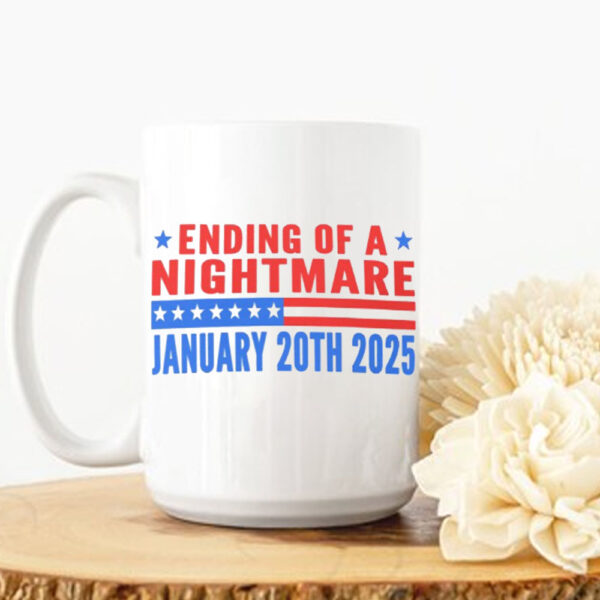 Trump Vance 2025 Inauguration Day Mug ,Ending Of A Nightmare January 20th 2025